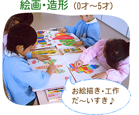 絵画・造形（0才～5才）